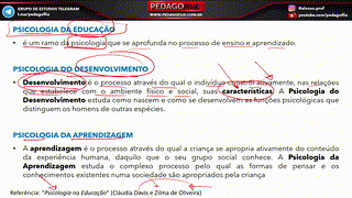 Psicologia da Educação - aula 1 - INTRODUÇÃO