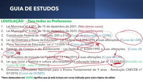 2024 - GARANHUNS - PE ---- GUIA DE ESTUDOS