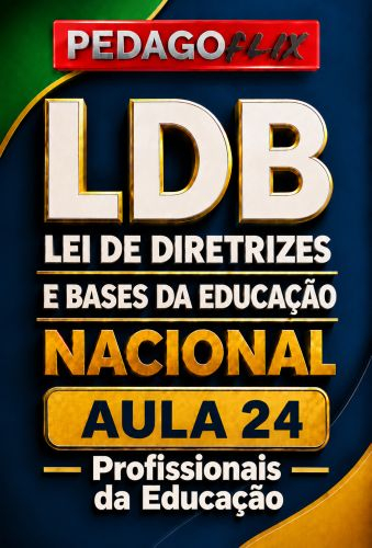 2026 - LDB MAPAS MENTAIS  - AULA 24 - PROFISSIONAIS DA EDUCAÇÃO